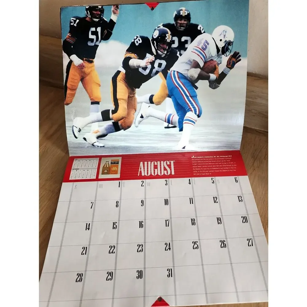 Old Spice Great NFL Rookies 1988 Football Calendar Dan Marino J Lambert See Pic